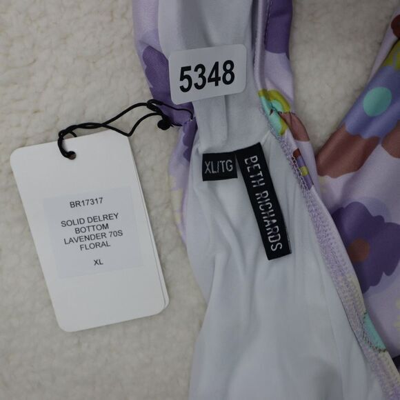 NEW Free People x Beth Richards Delray 70’s Floral Bikini Bottoms, size XL - Picture 14 of 15